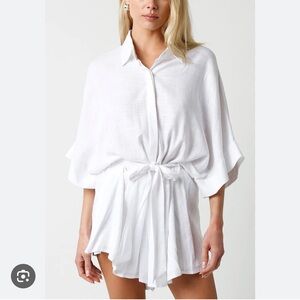 MARBLE Elegant White Blouse